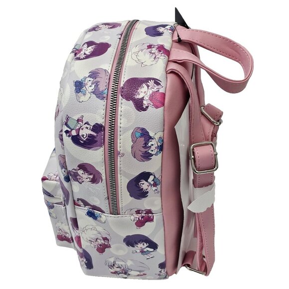 InuYasha Pastel Chibi Character Mini Backpack Bioworld Bag Anime NWTs - Picture 4 of 6